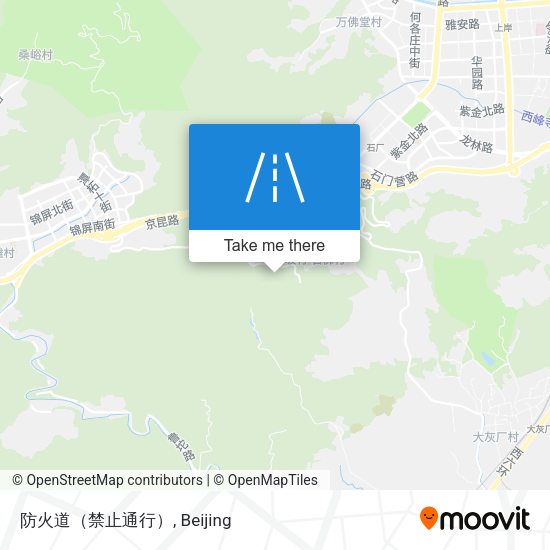 防火道（禁止通行） map