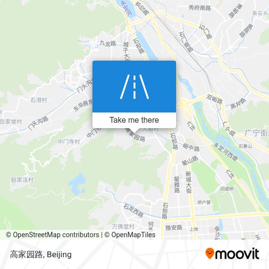 高家园路 map