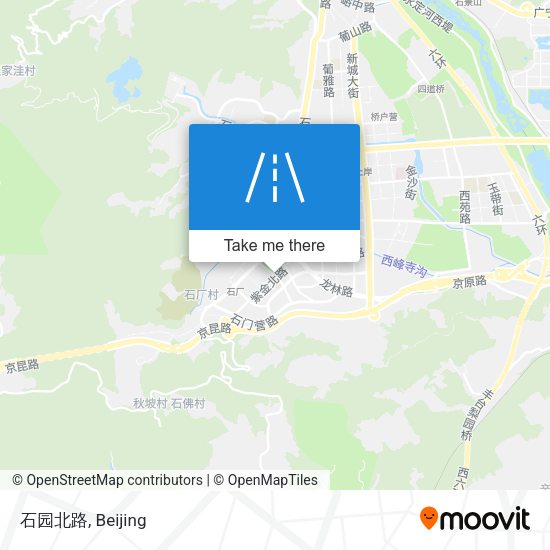 石园北路 map