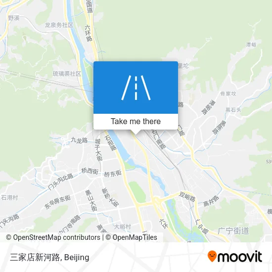 三家店新河路 map