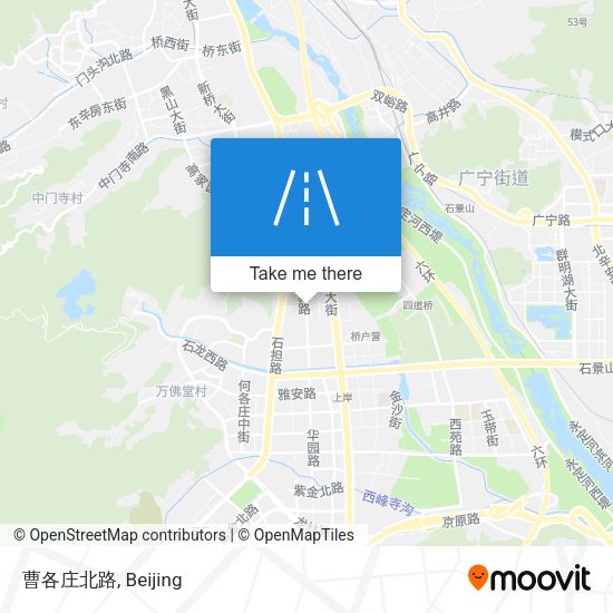 曹各庄北路 map