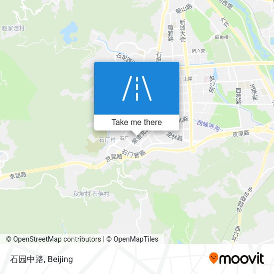 石园中路 map