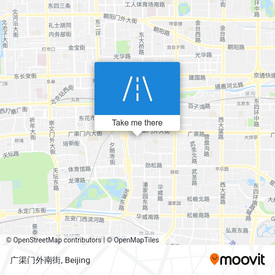 广渠门外南街 map