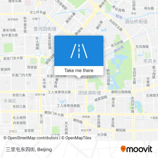 三里屯东四街 map
