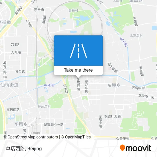 单店西路 map