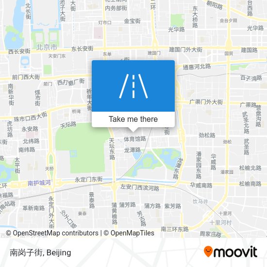 南岗子街 map