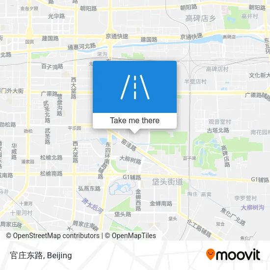 官庄东路 map