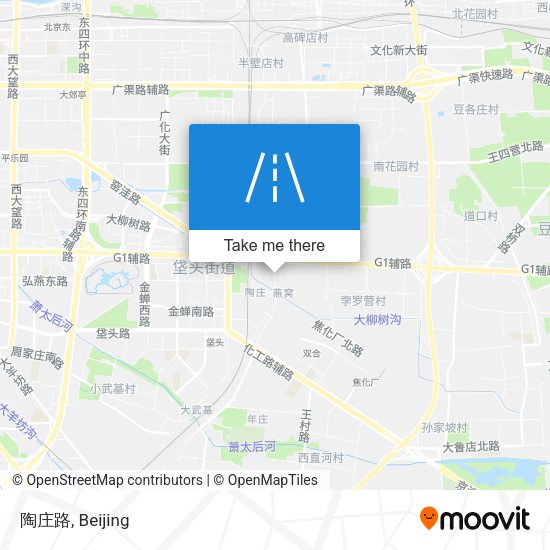 陶庄路 map