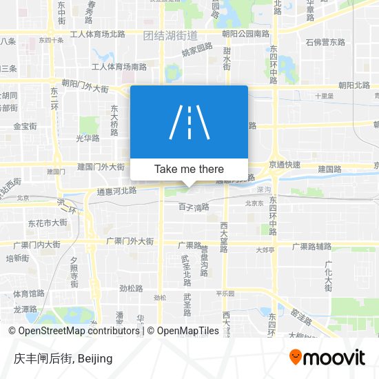 庆丰闸后街 map