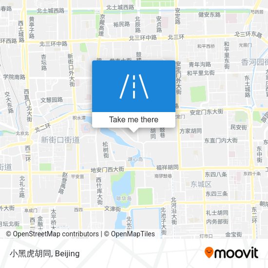 小黑虎胡同 map