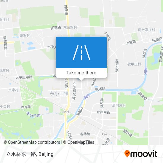 立水桥东一路 map