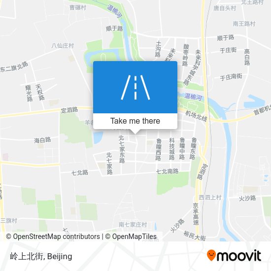 岭上北街 map