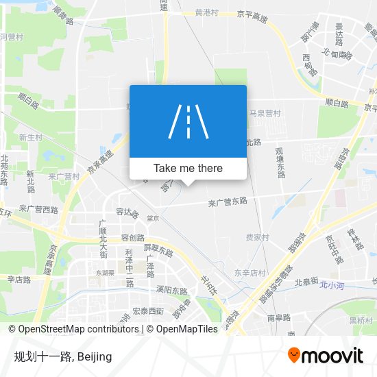 规划十一路 map