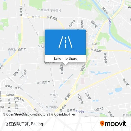 香江西纵二路 map