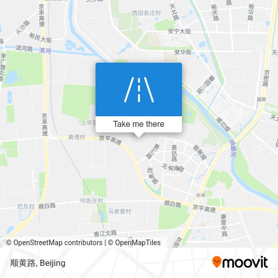 顺黄路 map