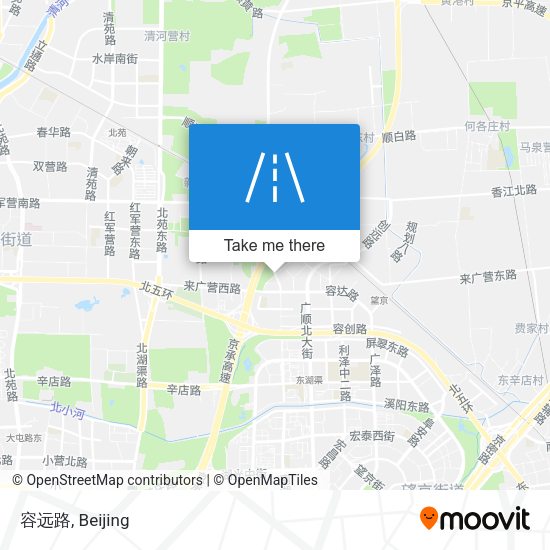 容远路 map