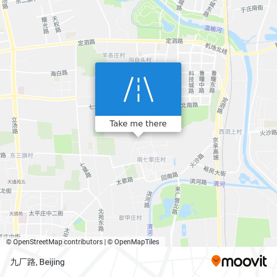 九厂路 map