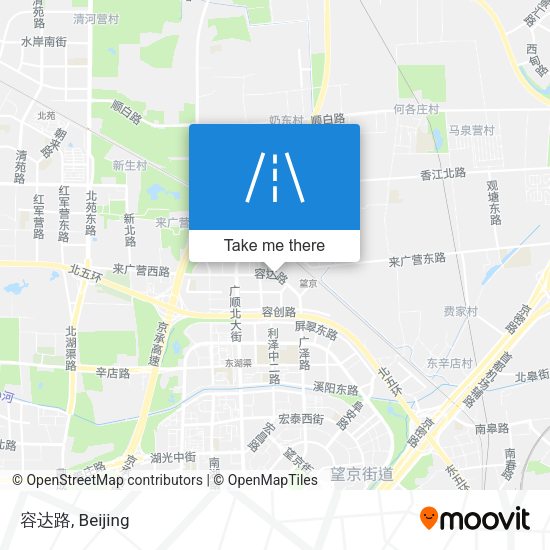 容达路 map