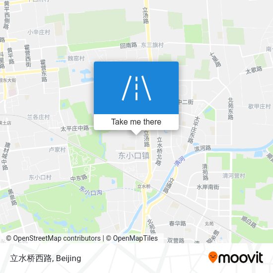 立水桥西路 map
