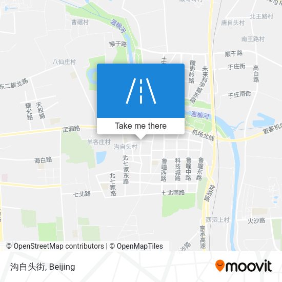 沟自头街 map