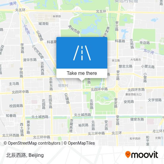 北辰西路 map