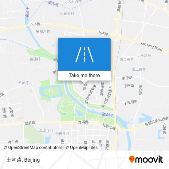 土沟路 map