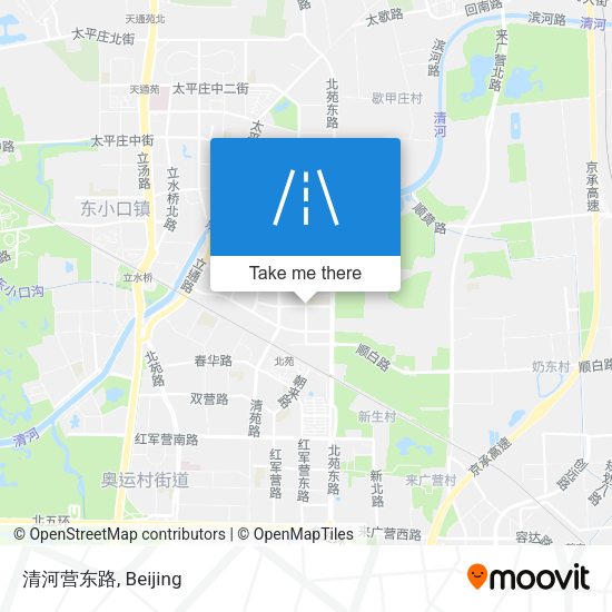 清河营东路 map