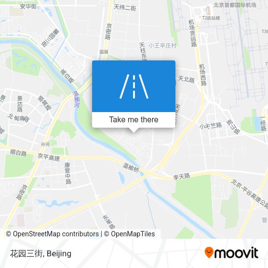 花园三街 map
