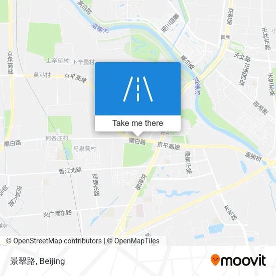 景翠路 map