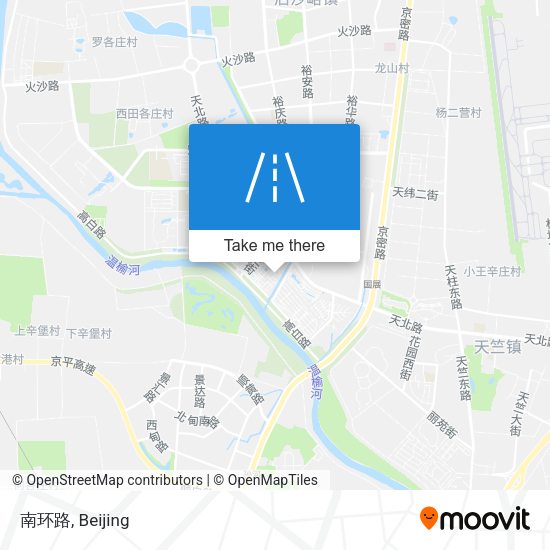 南环路 map