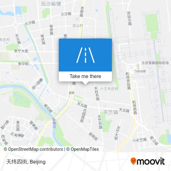 天纬四街 map