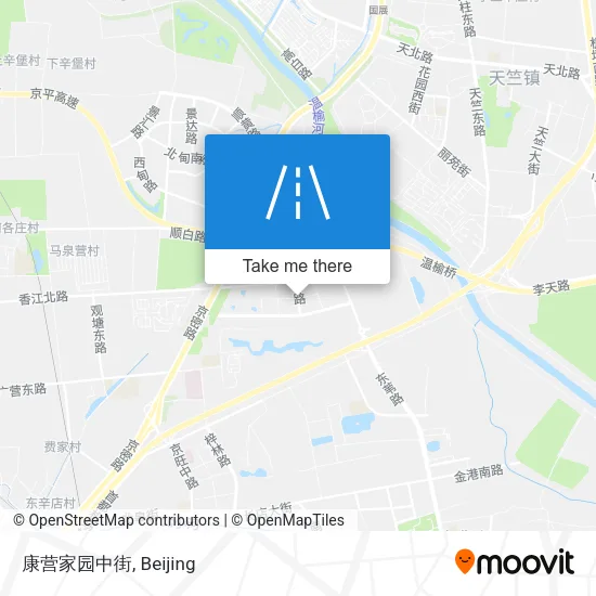 康营家园中街 map