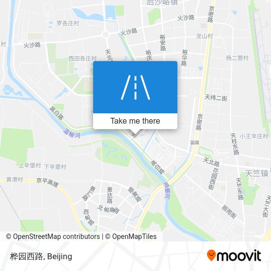 桦园西路 map