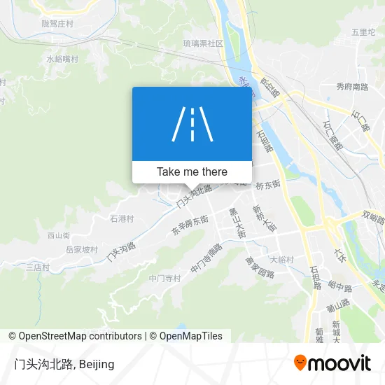 门头沟北路 map