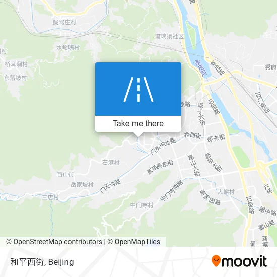 和平西街 map