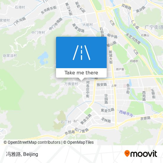 冯雅路 map