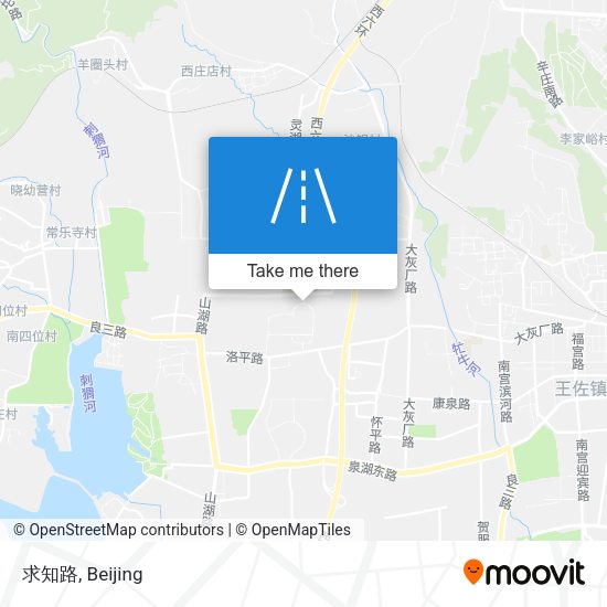 求知路 map