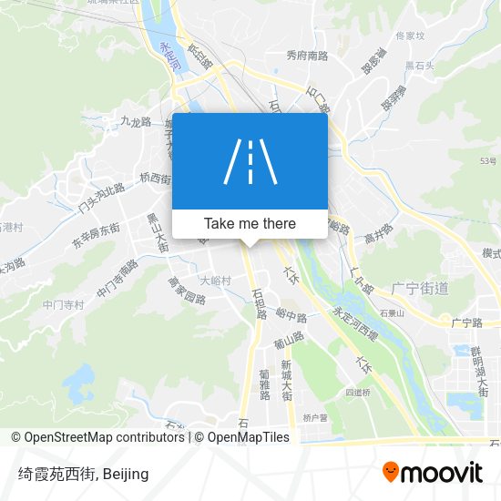 绮霞苑西街 map