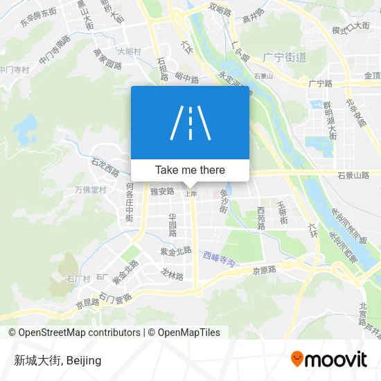 新城大街 map