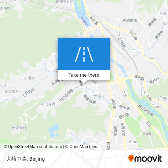 大峪中路 map