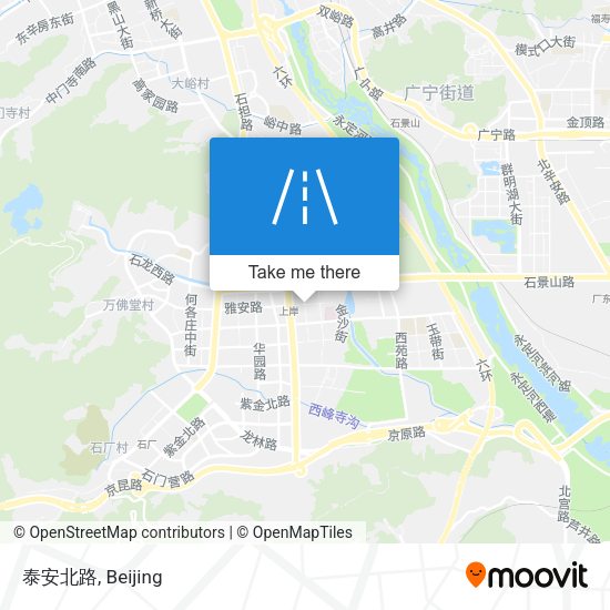 泰安北路 map