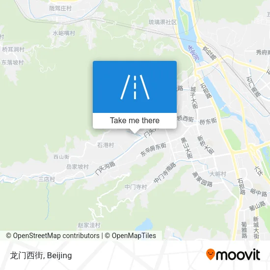 龙门西街 map