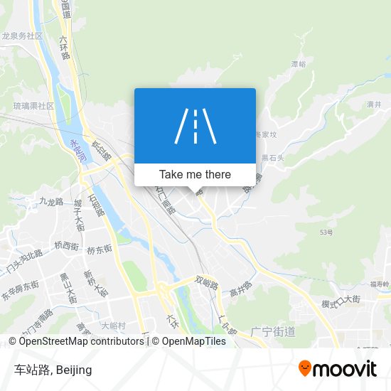 车站路 map