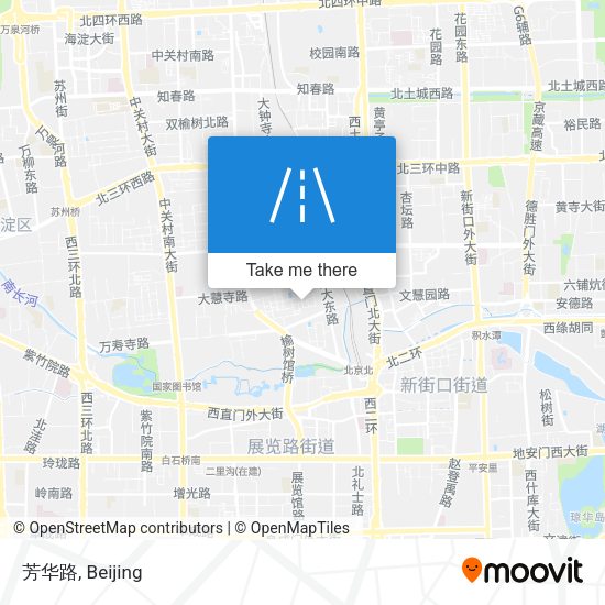 芳华路 map