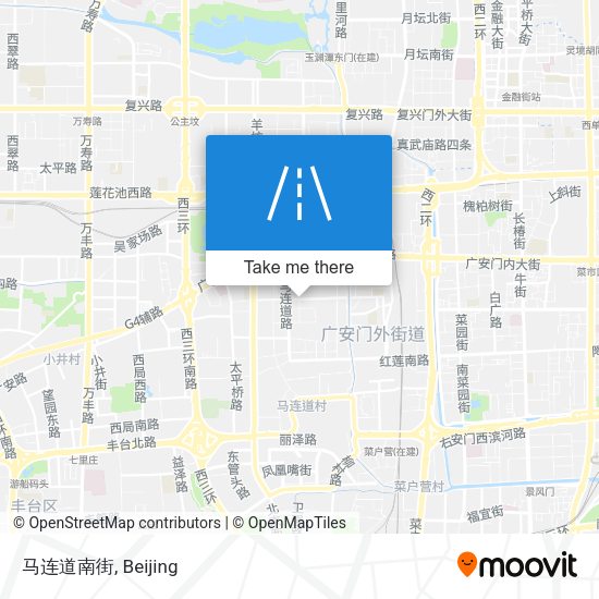 马连道南街 map