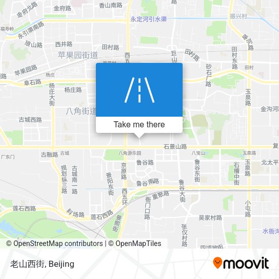 老山西街 map