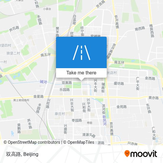 双高路 map