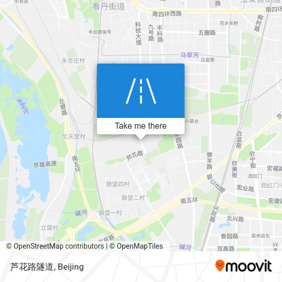 芦花路隧道 map