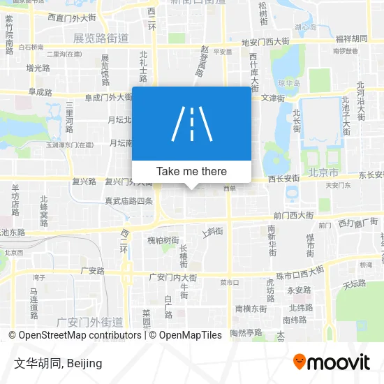 文华胡同 map