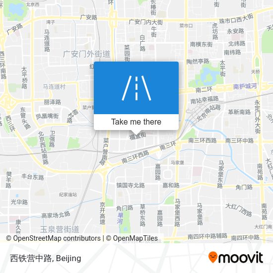 西铁营中路 map